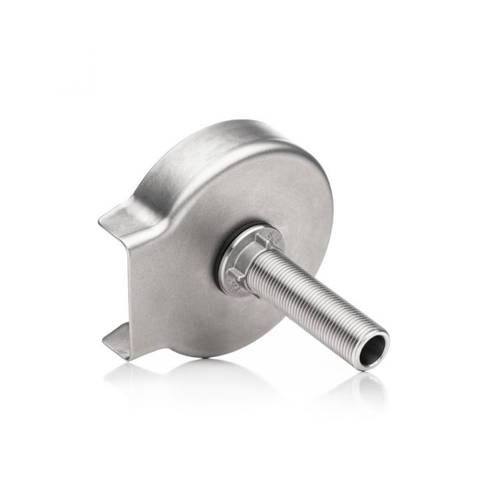 Premium 4-Round Sink Rinser with Wobble Plate - Commercial Espresso Machine Accessory for Baristas & Coffee Shops - Perfect for Backbar Cleaning & Equipment Maintenance