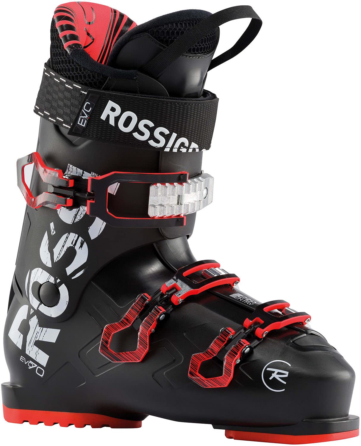 Rossignol EVO 70 Men's Ski Boots - Comfortable & Durable Alpine Skiing Boots for Men - Perfect for Downhill Skiing, Freeride & All-Mountain Terrain