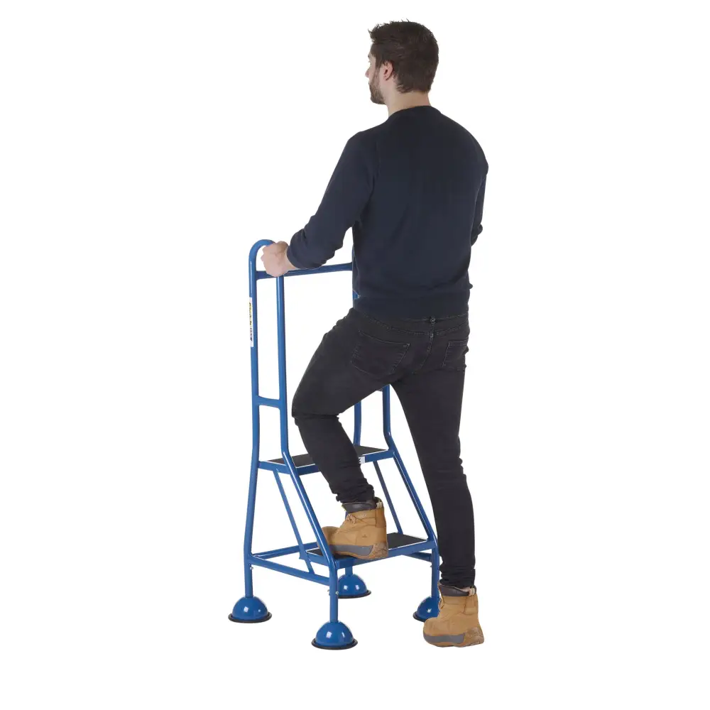 Climb It UK Domed Feet Handy Steps - Portable Lightweight Ladder for Home, Garage, and Outdoor Use