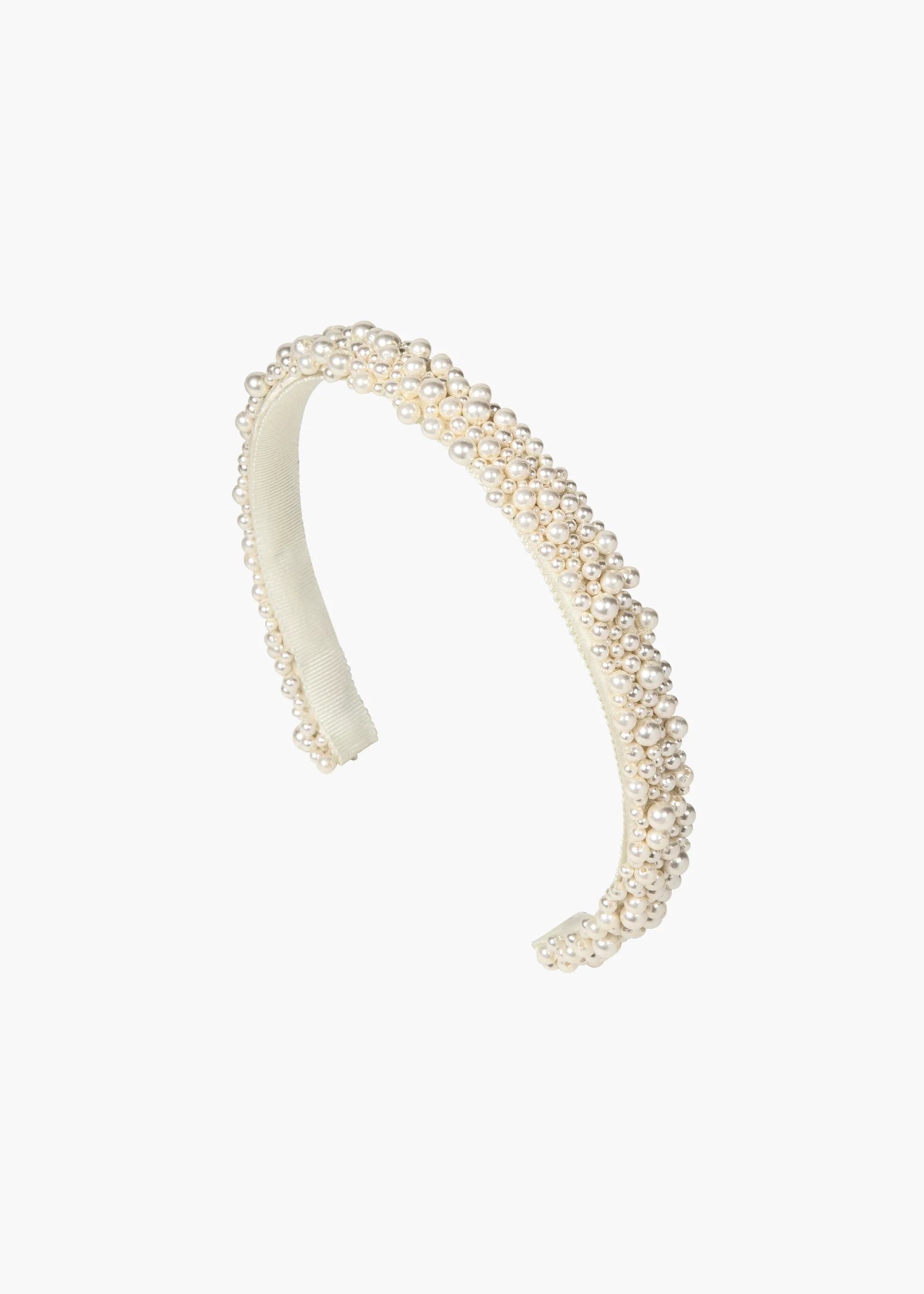 Bria Headband with Pearl Accents - Elegant Hair Accessory for Women | Perfect for Weddings, Parties & Everyday Wear