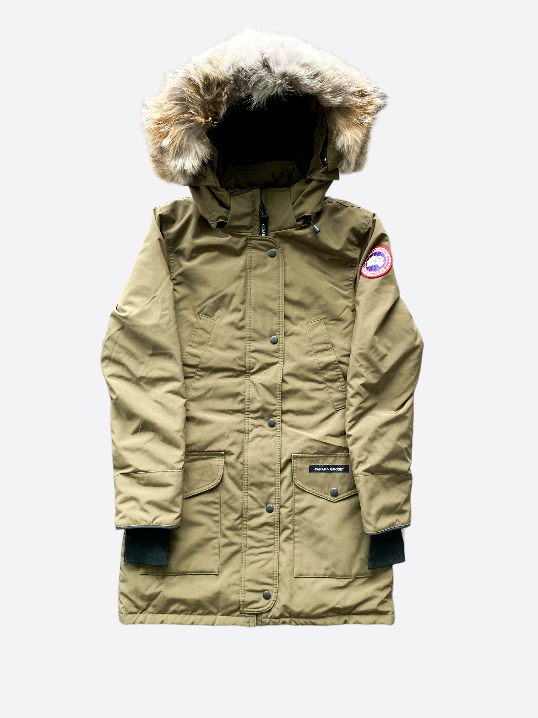 Canada Goose Trillium Women's Parka - Military Green Winter Coat for Extreme Cold Weather | Waterproof Down Jacket for Snow, Skiing & Outdoor Activities