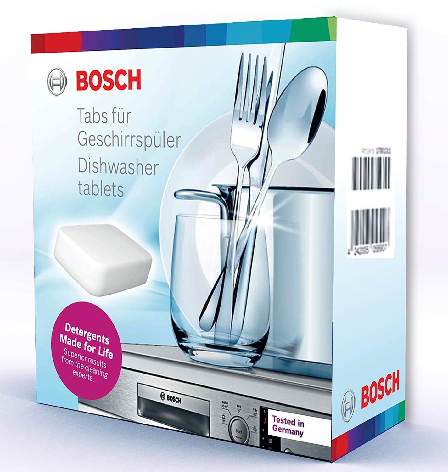 Bosch Dishwasher Detergent Tablets - 20g (Pack of 35) | Powerful Cleaning for Sparkling Dishes | Perfect for Hard Water & Everyday Use