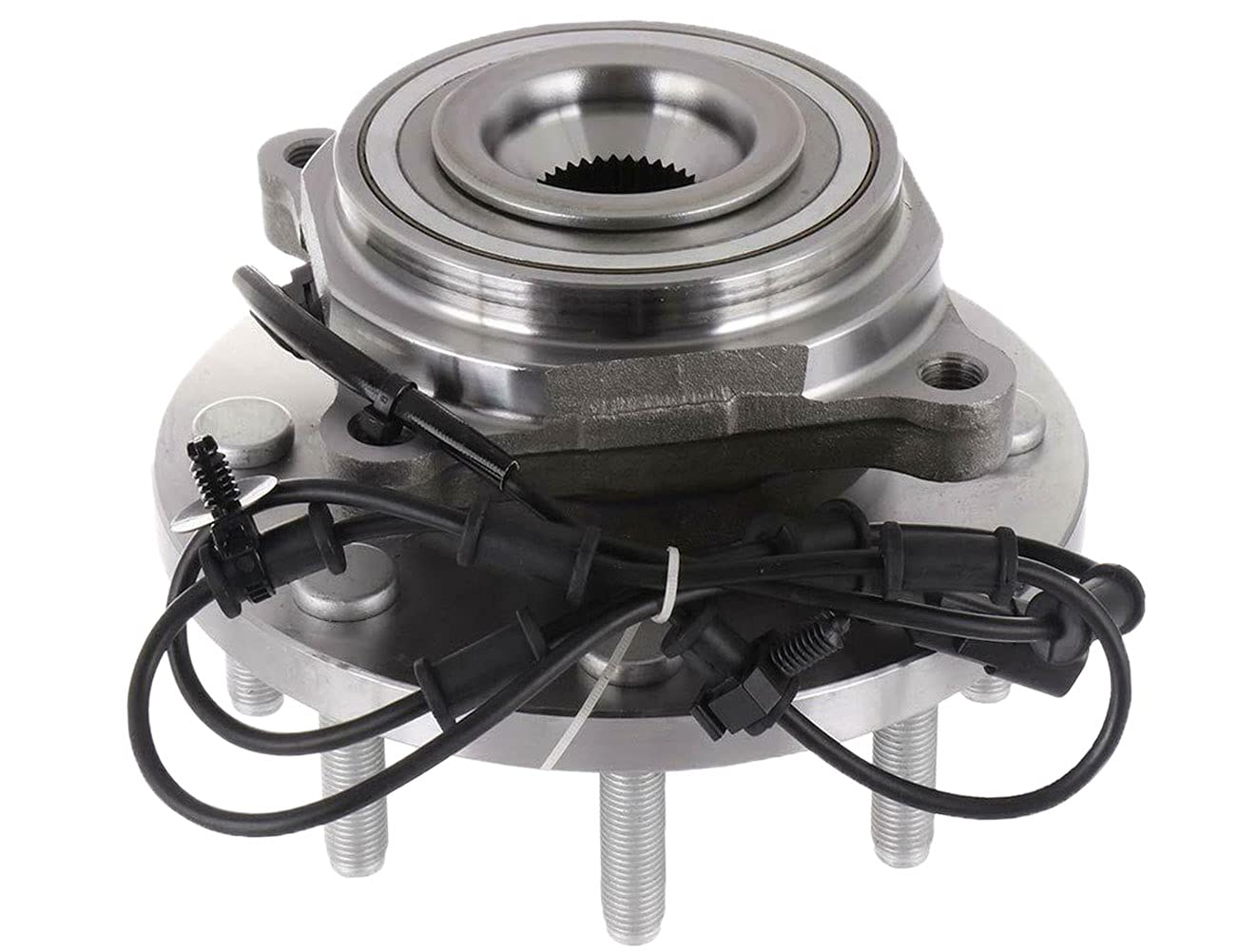 515148 Front Wheel Bearing Hub Assembly 4WD 4x4 Replacement for Ram 2500 3500 with ABS & 8 Lugs - 2 Pack Set - Perfect for Off-Roading, Towing & Heavy-Duty Truck Maintenance