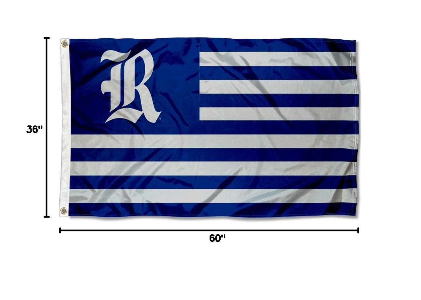College Flags & Banners Co. Rice Owls Stars and Stripes American Flag - Perfect for Game Day, Tailgating & College Spirit Decor