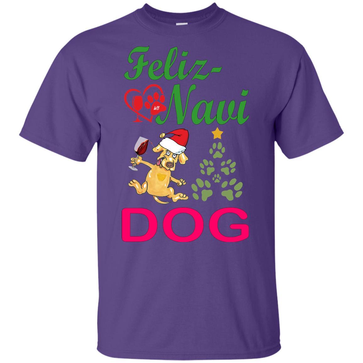 Feliz Navi Dog Youth Ultra Cotton T-Shirt | Funny Christmas Pet Lover Gift | WineyBitches.co | Perfect for Holiday Parties & Family Gatherings