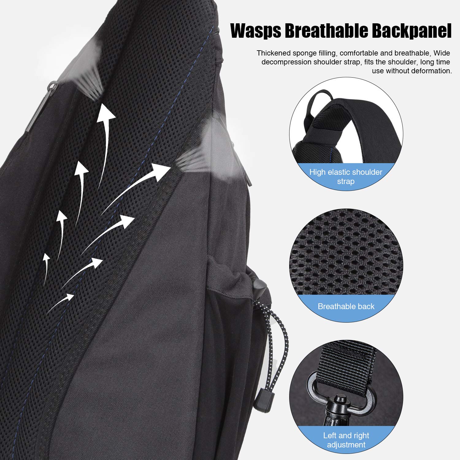 Mixi Sling Backpack for Men & Women - 20