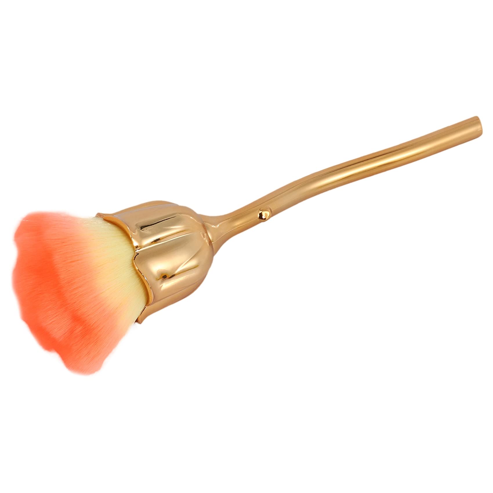 Gaetooely Nail Dust Brush - Pink Rose Gold Nail Art Cleaning Brush for Acrylic & Gel Polish Removal, Blush Powder Brush - Perfect for Salon & Home Manicure