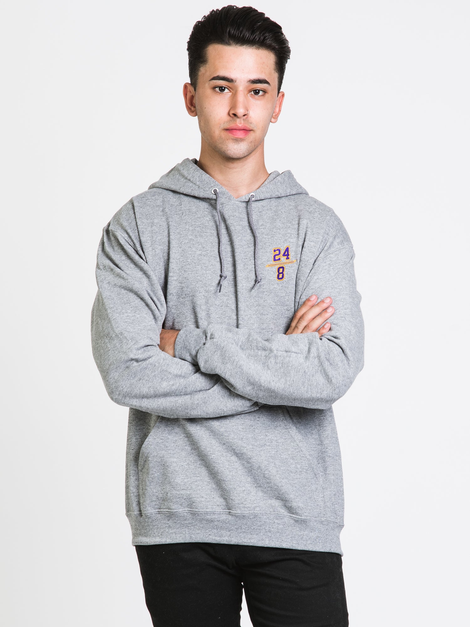 24/8 Embroidered Hoodie for Men & Women - Soft Cotton Pullover Sweatshirt with Stylish Design | Perfect for Casual Wear, Gym, and Outdoor Activities