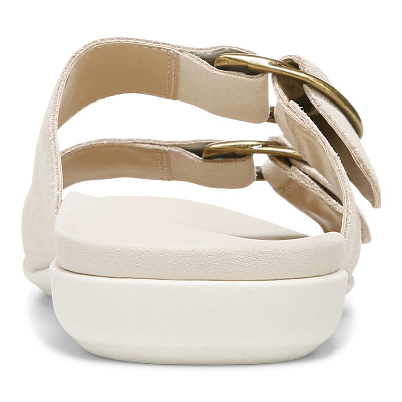 Vionic Women's Mirage Corlee Casual Slip-On Slide Sandals with Orthotic Arch Support - Comfortable Supportive Ladies Sandals for Walking, Travel & Everyday Wear