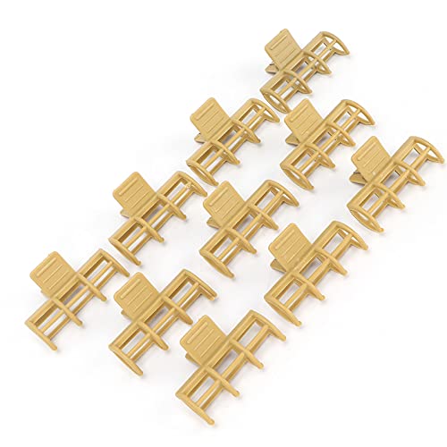 10pcs High Temperature Resistant Hot Roller Clips - Professional Hair Curler Claw Clips for Long Hair Perm & Styling | Salon Quality Hair Tools for Women, Perfect for Home Use & Professional Styling