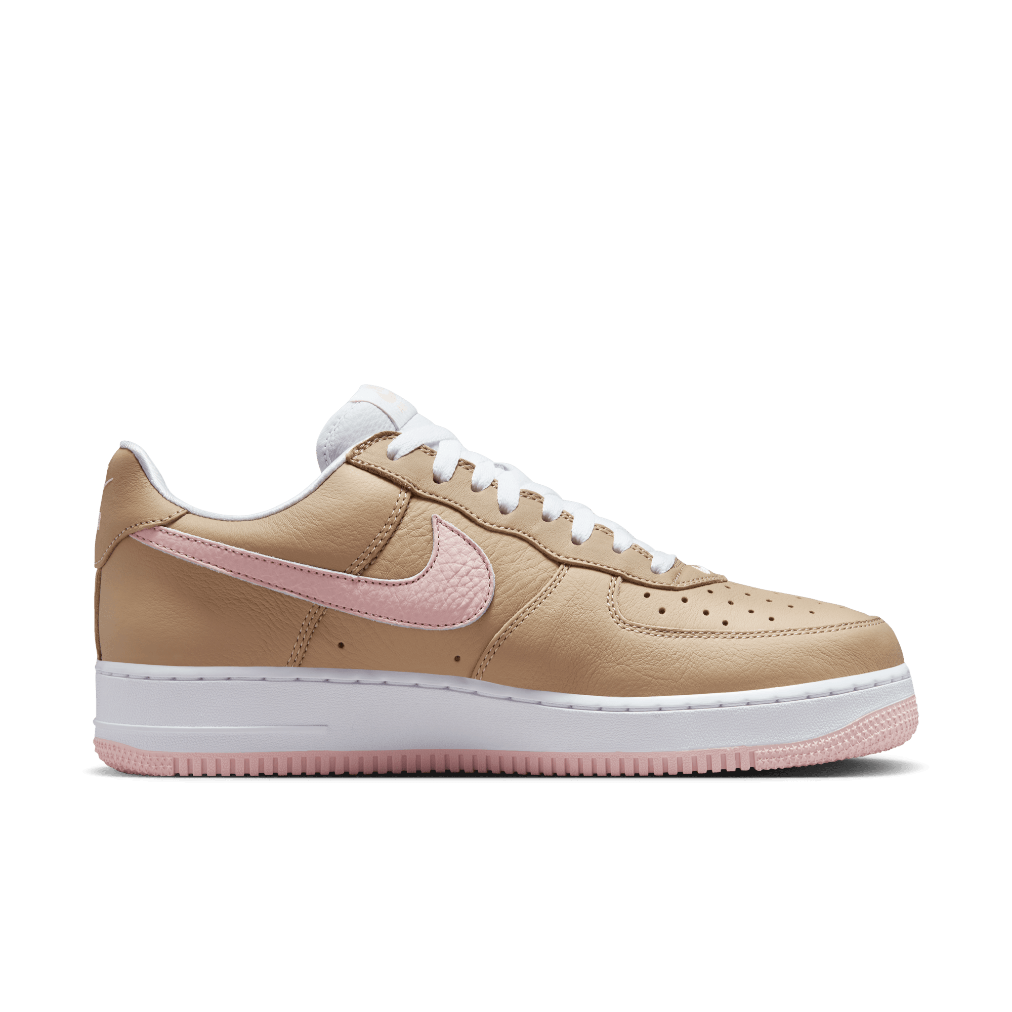 Nike Air Force 1 Low Retro Linen Sneakers - Classic White Casual Shoes for Men & Women | Perfect for Streetwear, Everyday Wear & Sneaker Collection