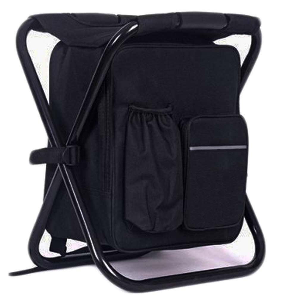 HANERDUN 3-in-1 Cooler Backpack with Foldable Fishing Chair - Portable Backpack Chair with Insulated Cooler Bag for Outdoor Adventures, Beach, Camping & Hiking | Perfect for Picnics, Tailgating & Fishing Trips