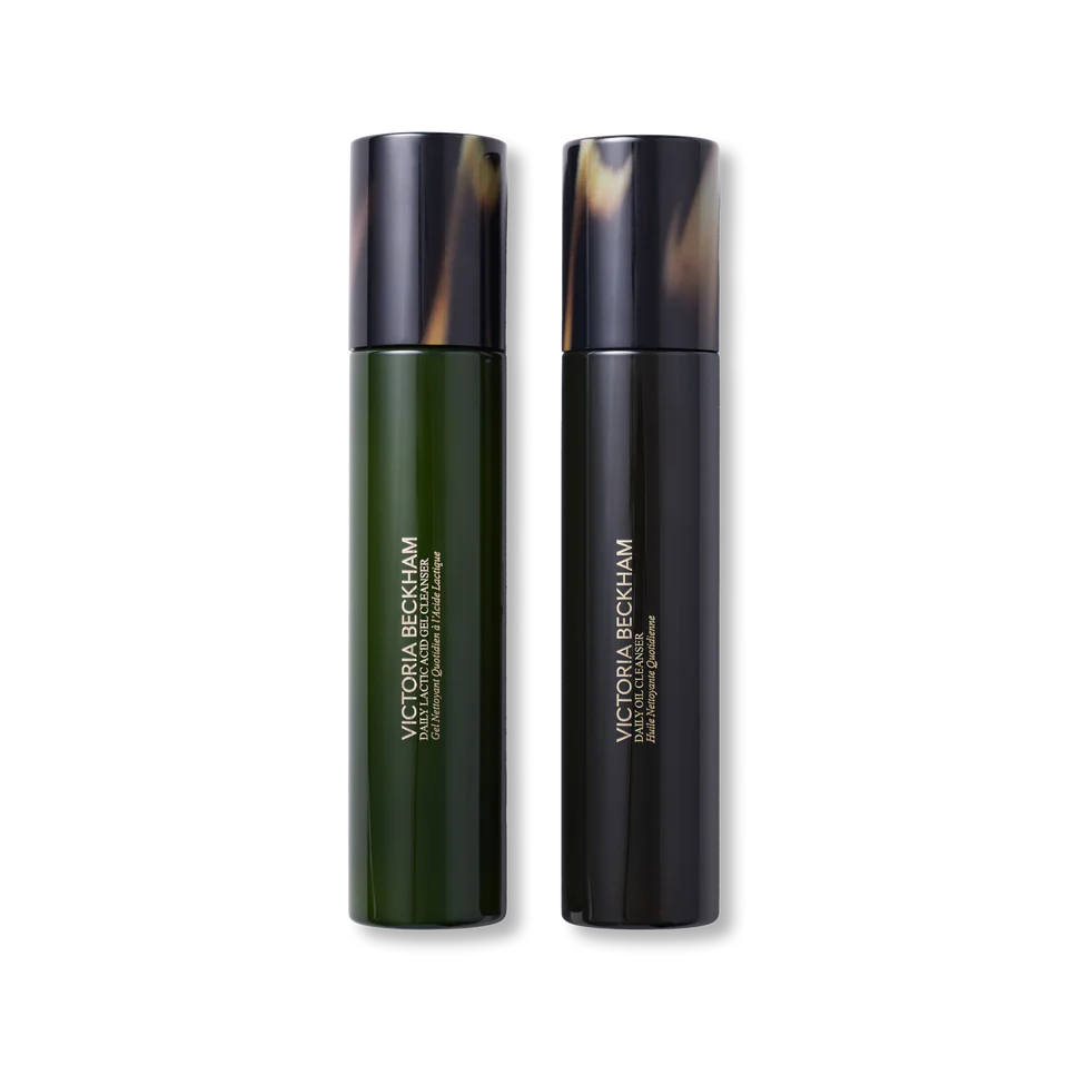 Victoria Beckham Beauty The Daily Cleansing Protocol™ Facial Cleanser Set - Gentle Daily Face Wash for All Skin Types | Perfect for Morning & Night Skincare Routine
