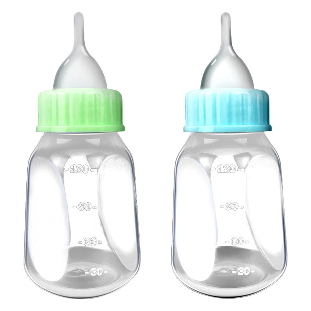 Plastic Pet Pacifier Bottle Set - Cat & Puppy Feeding Bottles for Newborn Pets - Essential Pet Supplies for Nursing Dogs and Kittens - Perfect for Bottle Feeding at Home or Vet Clinics