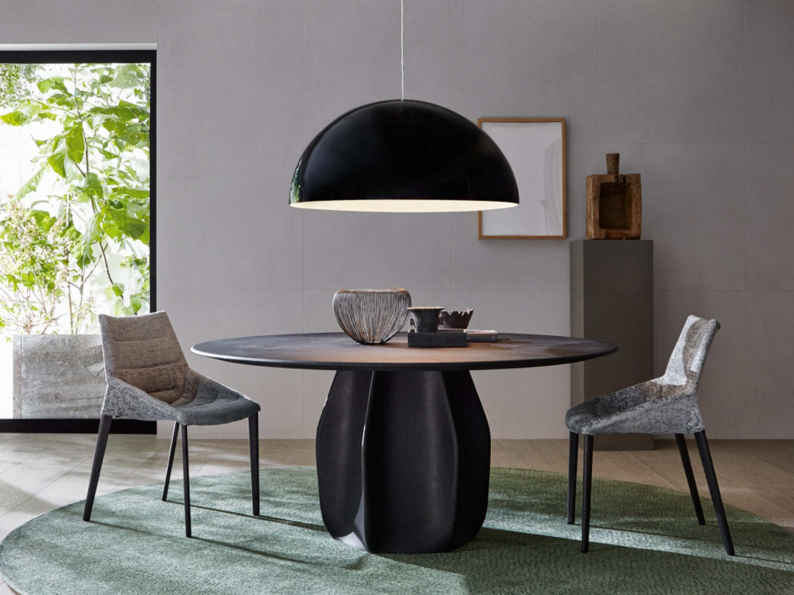 Modern Asterias Dining Table - 6 Seater Solid Wood Kitchen Table for Dining Room - Perfect for Family Gatherings & Dinner Parties