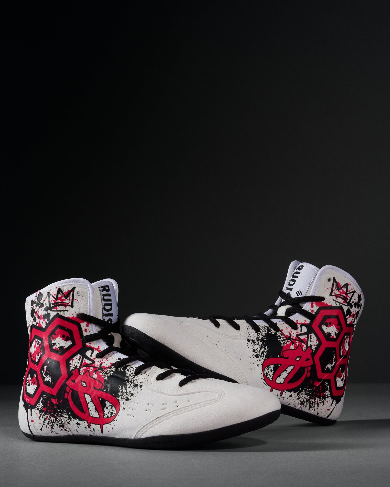 RUDIS International X Wrestle Gang Wrestling Shoes Size 9.5 - High Performance for Training & Competition - Perfect for Wrestling Matches, Gyms & Sports Events