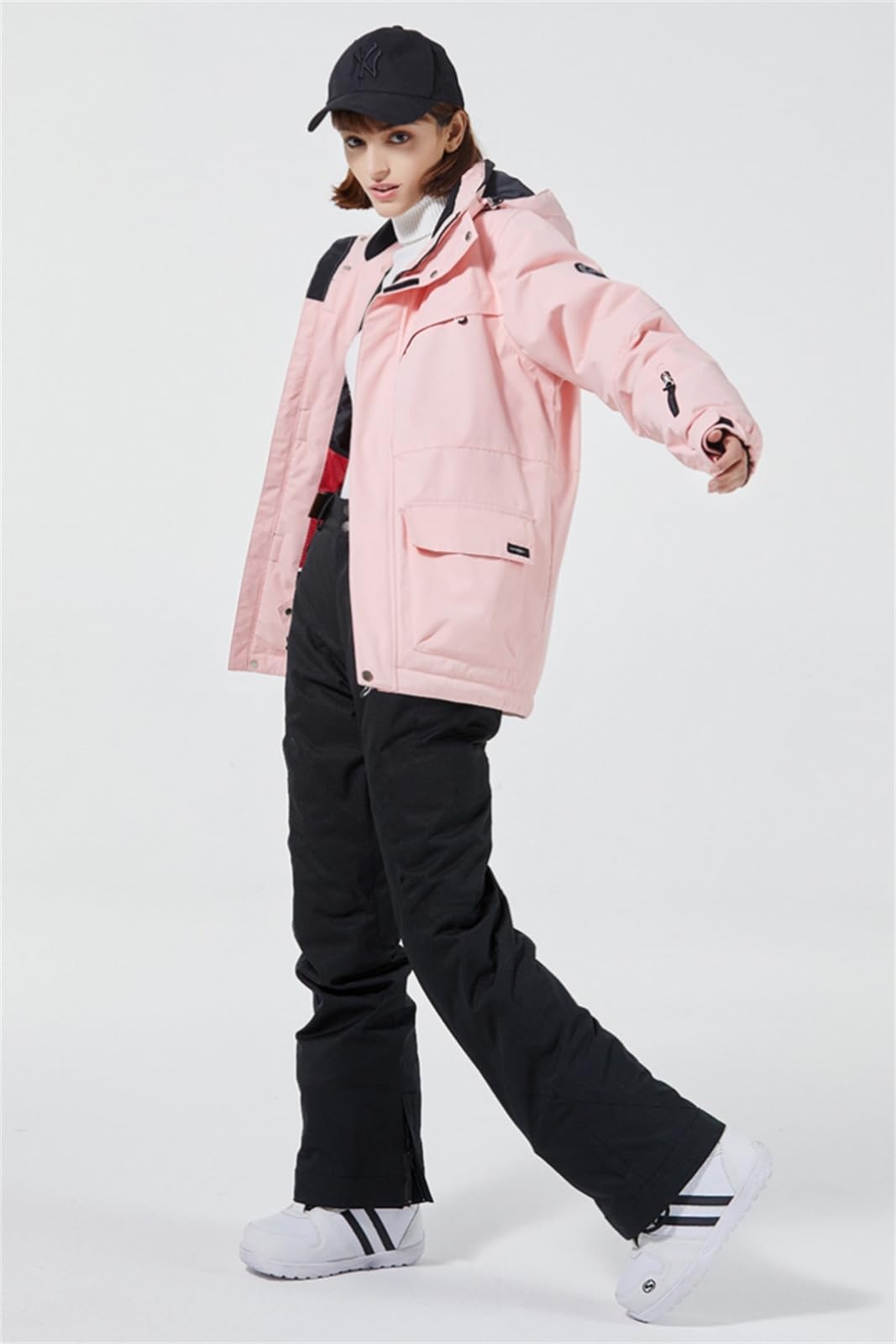 WOWULOVELY Women's Waterproof Windproof Insulated Ski Suit - Winter Snow Jacket & Pants Set for Skiing, Snowboarding & Outdoor Activities