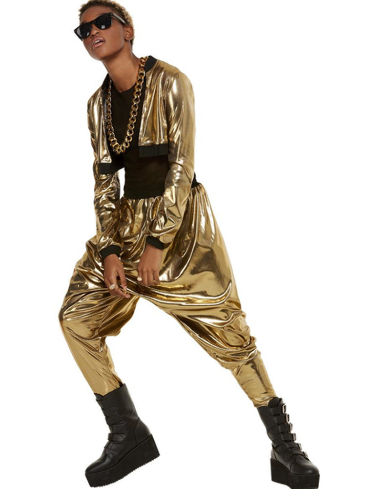 Vintage 1980s Hammer Time Women's Halloween Costume - 80s Party Outfit for Dance Performances & Theme Parties