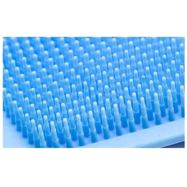 Silicone Body Scrubber - Dual-Sided Exfoliating Brush for Deep Skin Cleaning & Massage - Shower & Bath Use