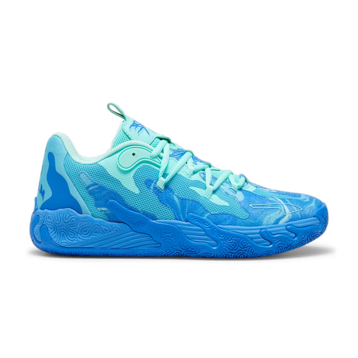 LaMelo Ball MB.03 Lo Basketball Shoes Team Hyperlink Blue - Performance Sneakers for Basketball Players & Streetwear Fashion Enthusiasts