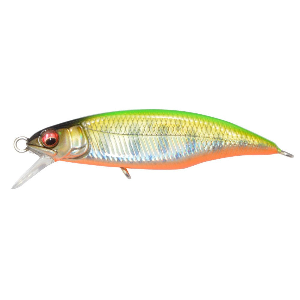 Megabass GH45 Flatside Minnows Fishing Lures - Topwater Bass Fishing Bait for Freshwater & Saltwater - Perfect for Casting, Trolling and Shore Fishing