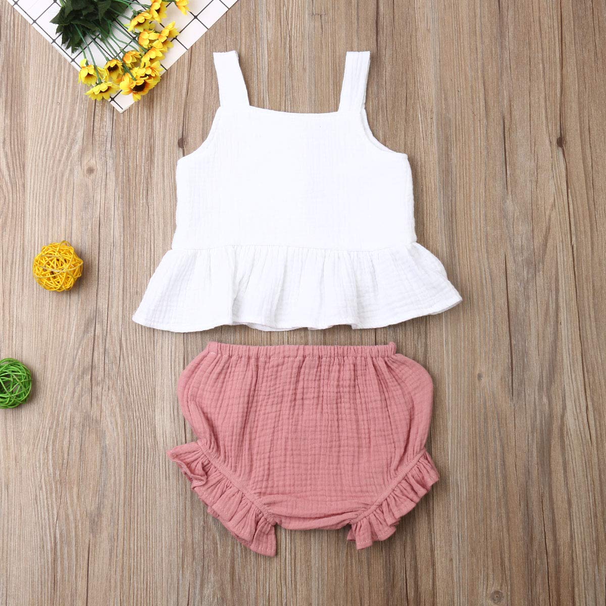 Newborn Baby Girl Cotton Bloomers & Diaper Covers - Soft Ruffled Underwear Shorts for Summer Outfits | Perfect for Playtime, Photo Shoots & Daily Wear