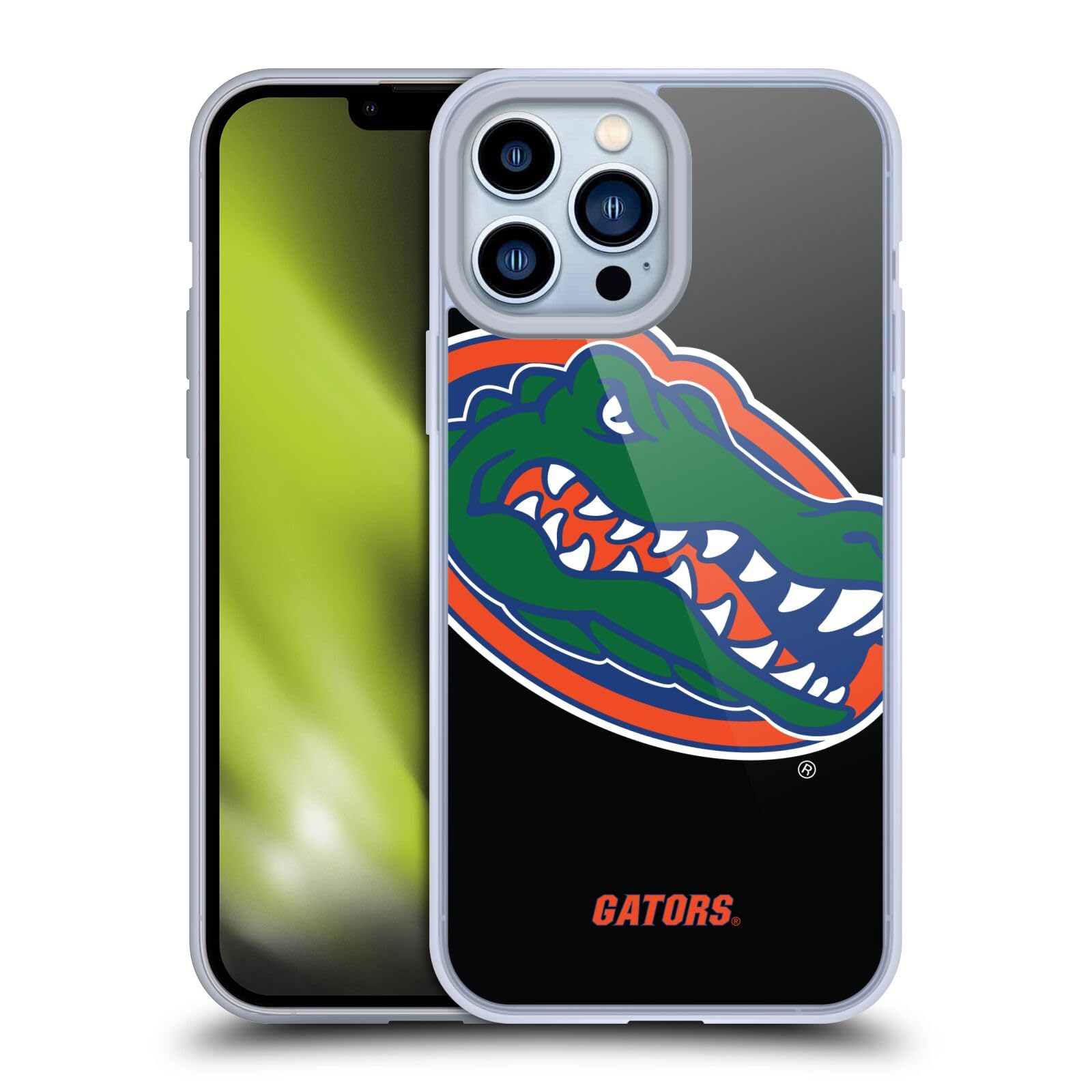 Officially Licensed University of Florida UF Oversized Icon Soft Gel Case for Apple iPhone 13 Pro Max - Durable Protection with Vibrant College Team Colors - Perfect for Gators Fans, Game Days & School Spirit