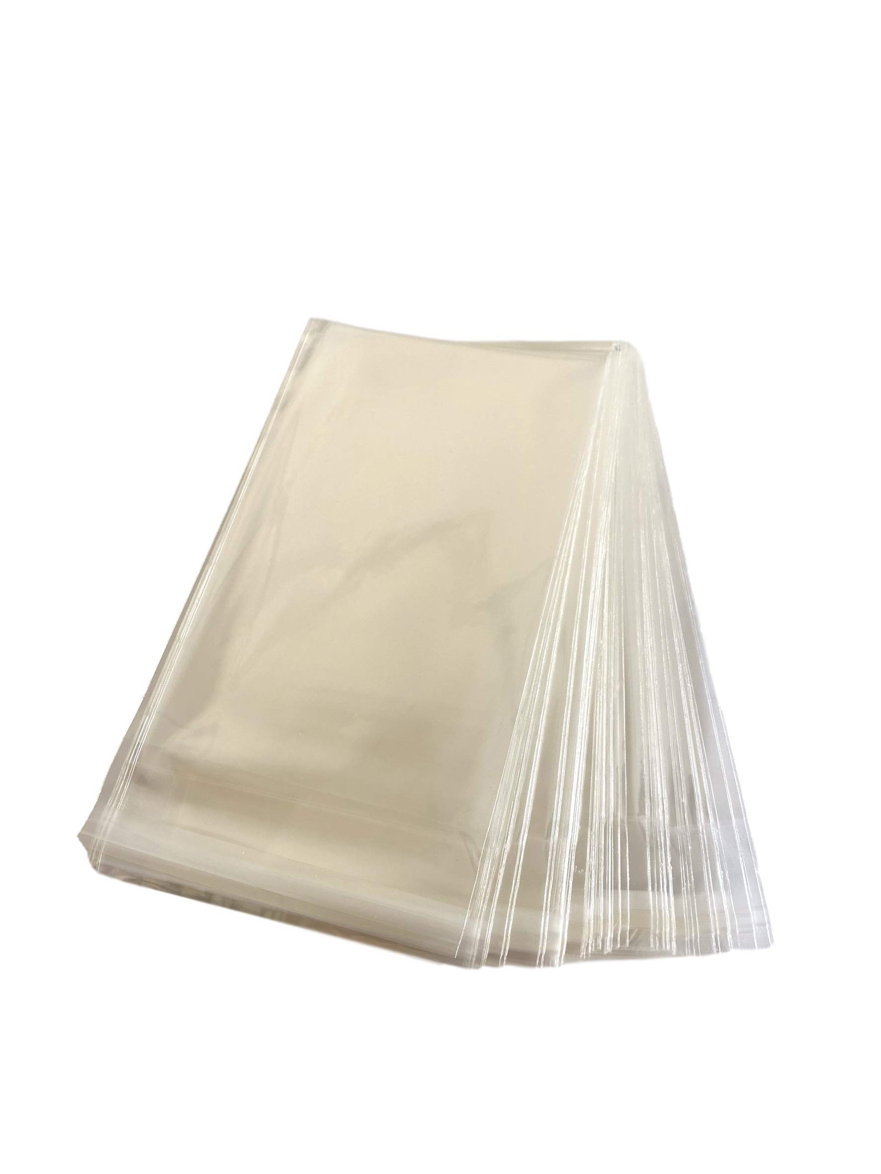 100 Pack 8x10 Inches Clear Resealable Cello Bags for Candy, Cookies, Crafts & Party Favors - Food Safe Plastic Storage Bags with Zipper Seal