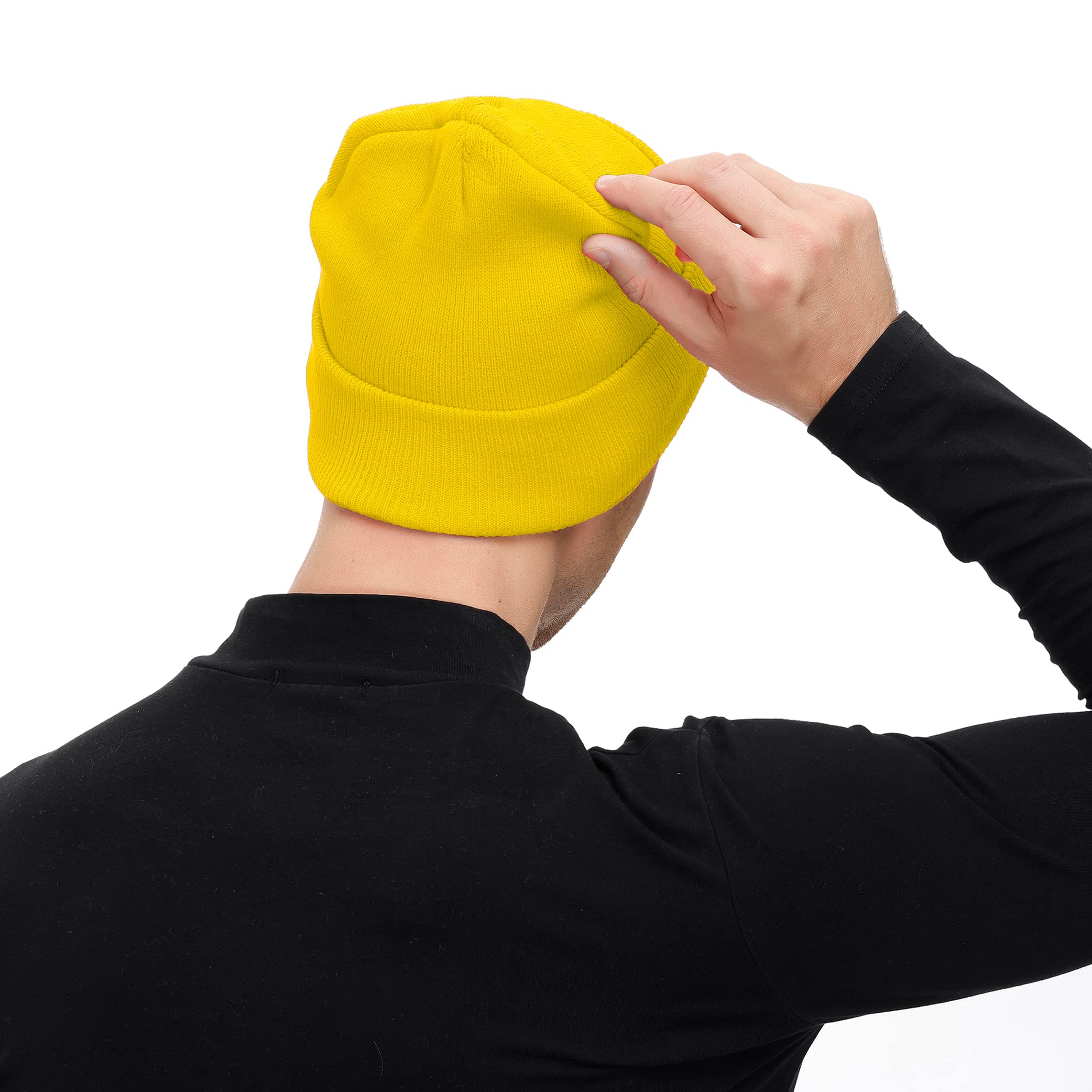 Trendy Men's Winter Beanie Hats - Soft Knit Fisherman & Slouchy Skull Caps for Cold Weather | Perfect for Outdoor Activities, Skiing, Hiking and Casual Winter Fashion