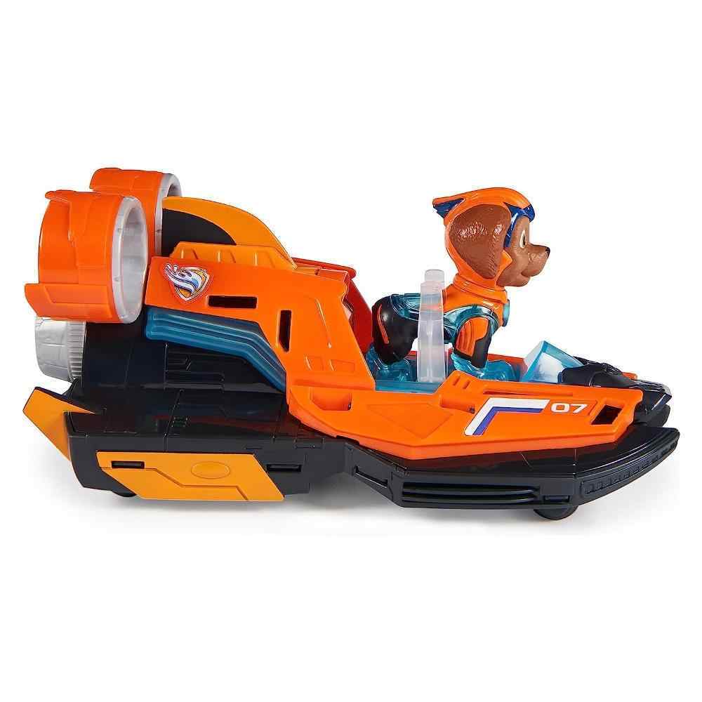 Paw Patrol The Mighty Movie Zuma Hovercraft Toy - Kids Water Rescue Vehicle Playset for Bath Time & Pool Fun - Official Licensed Merchandise for Boys & Girls Ages 3+