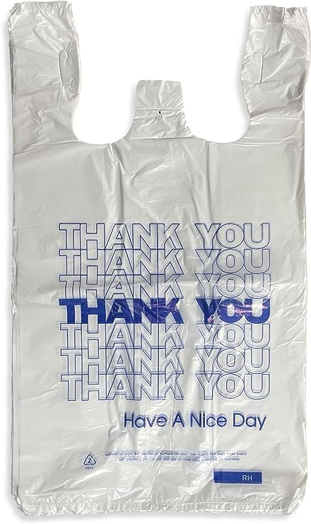 White/Blue Thank you