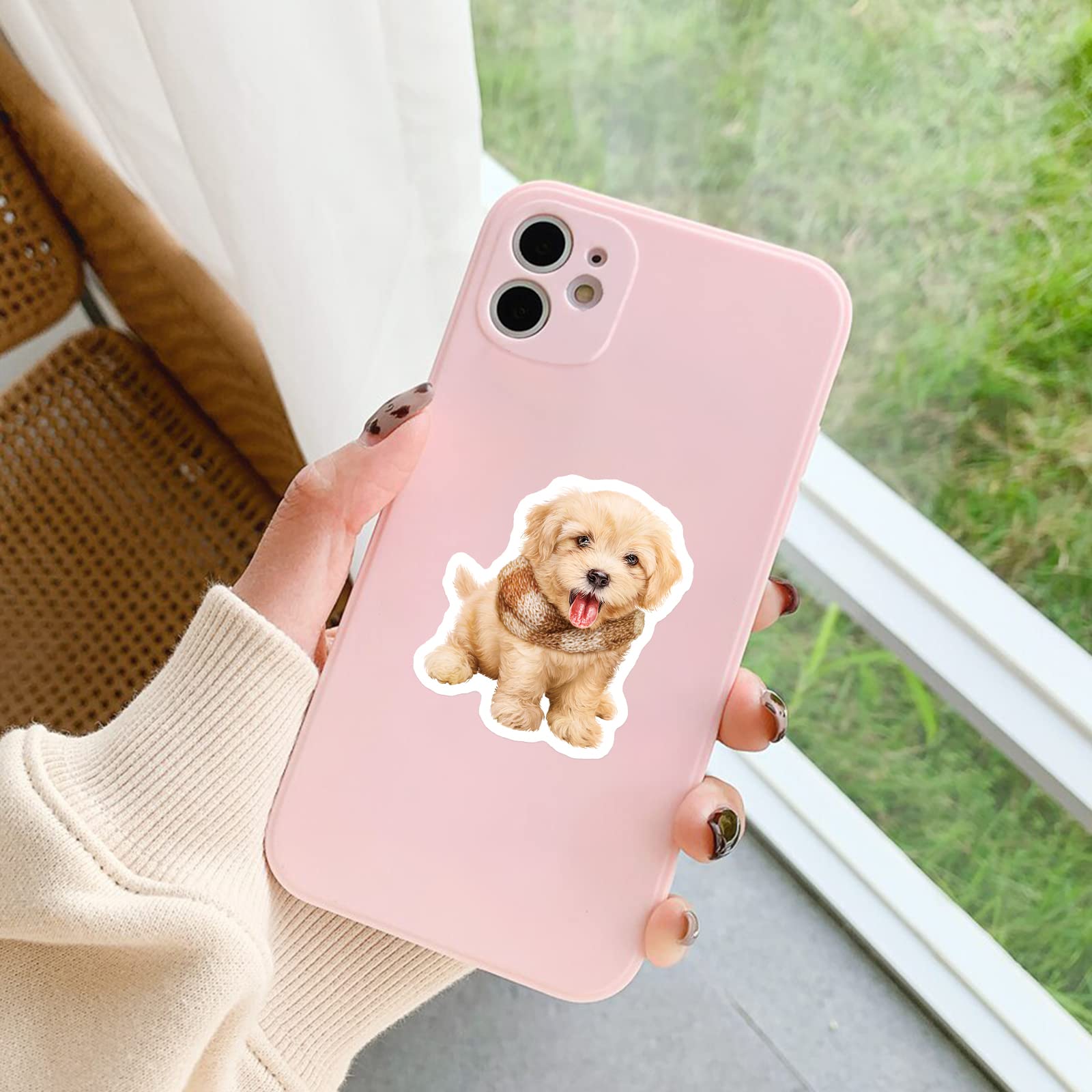 50PCS Cute Funny Dog Stickers - Waterproof Vinyl Decals for Kids Teens Adults - Perfect for Water Bottles, Laptops, Phones & Classroom Rewards - Great for DIY Crafts, Scrapbooking & Personalizing Belongings