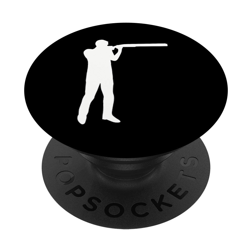 Trap Shooting PopSockets Phone Grip & Stand - Expandable Phone Holder with Strong Adhesive for iPhone, Samsung, Tablets - Perfect for Outdoor Sports, Hunting, and Shooting Range Activities