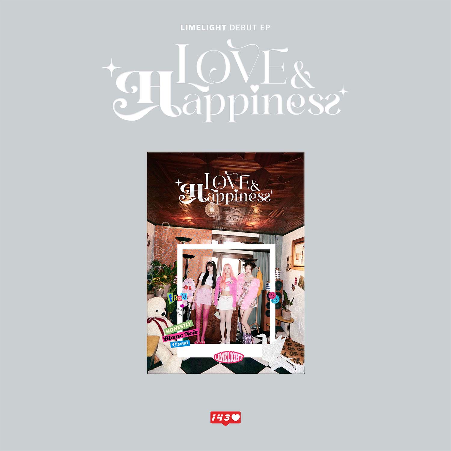 LIMELIGHT DEBUT EP ALBUM 'LOVE & HAPPINESS' - K-Pop Music CD for Fans | Perfect for Dance Practice, Workout & Relaxation