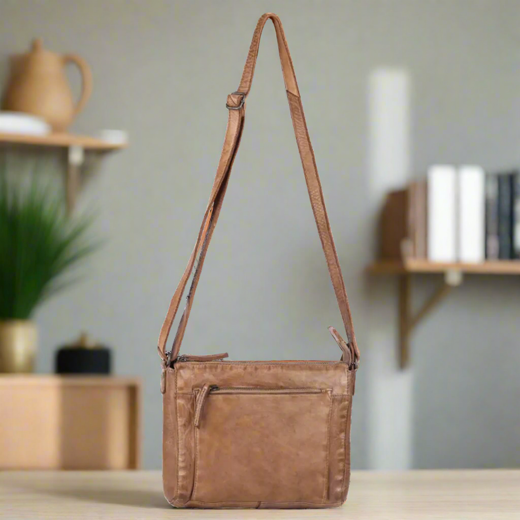 MET Crossbody Organizer Leather Bag for Women - Slim RFID Blocking Wallet Purse with Multiple Card Slots - Perfect for Travel, Shopping & Everyday Use