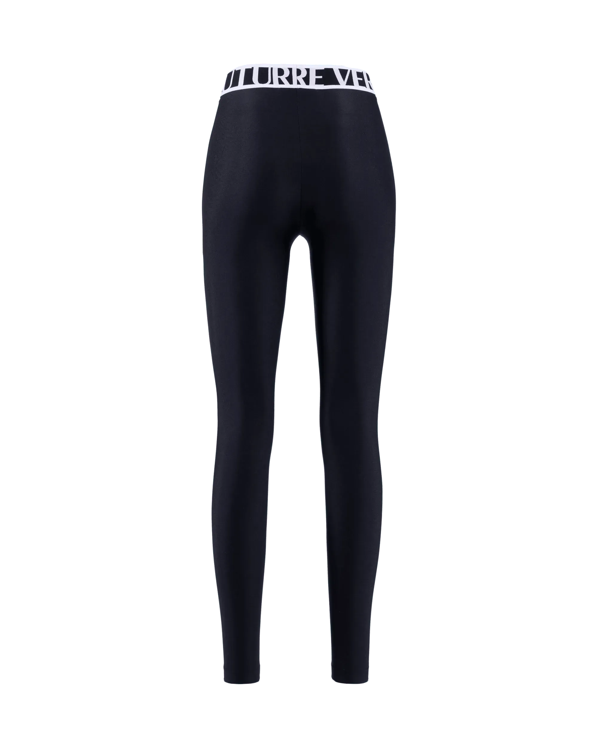 Custom Logo Waistband Leggings for Women - High Waist Yoga Pants with Branding Printing - Perfect for Gym, Running & Lounge Wear