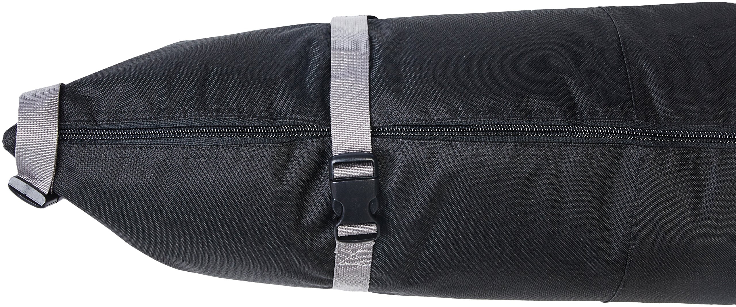 Amazon Basics Single Padded Ski Bag - Waterproof Protective Travel Case for Skis & Poles - Perfect for Air Travel, Winter Vacations & Mountain Resorts