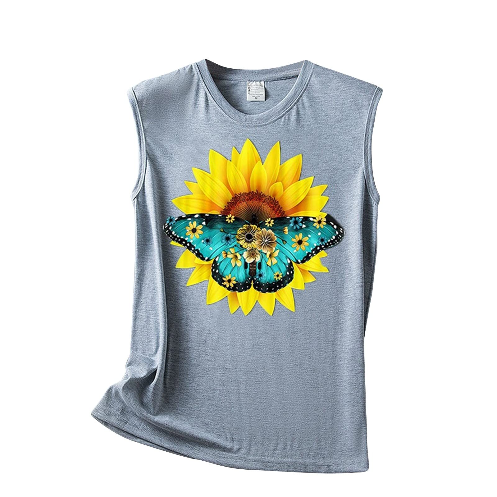QUFECH Women's Casual Round Neck Long Sleeve Shirts - Solid Color Printed Tops & Sleeveless Vest for Office, Dating & Everyday Wear