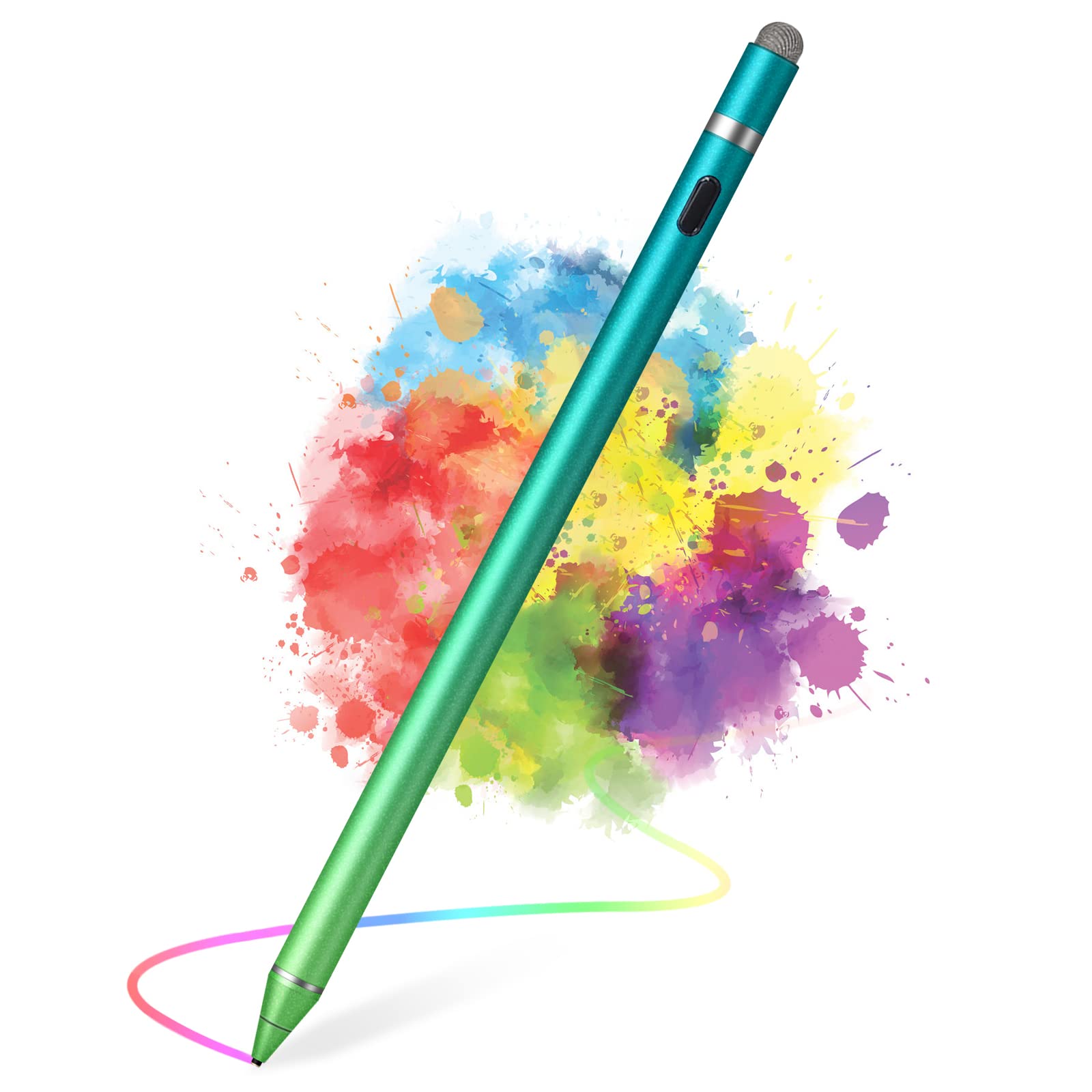 Premium Active Stylus Pen for Touch Screens - Fine Point Digital Pen Compatible with iPhone, iPad, Samsung & Android Devices - Perfect for Note Taking, Drawing & Professional Presentations
