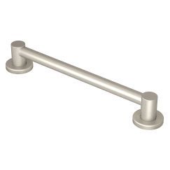 Moen Align 18-Inch Grab Bar in Brushed Nickel - YG0418BN - Bathroom Safety Handle for Seniors & Disabled - ADA Compliant for Showers & Bathtubs