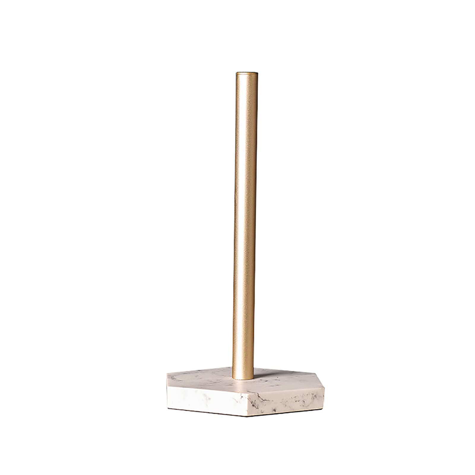 Stainless Steel Marble Print Free Standing Kitchen Paper Towel Holder - Countertop & Cabinet Roll Dispenser for Kitchen, Dining Table, Office & Restaurant Use