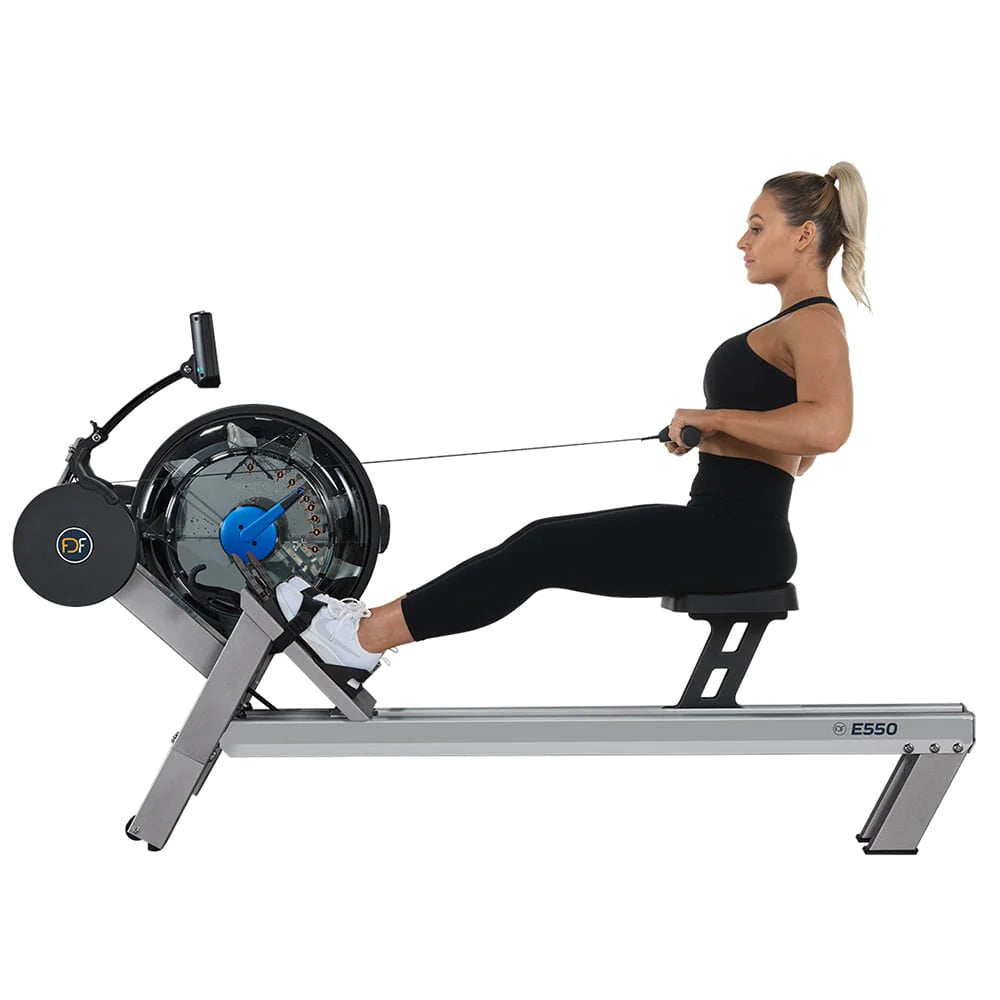 First Degree Evolution E550 FluidRower - Premium Indoor Rowing Machine for Home Gym, Full-Body Workout & Cardio Training | Perfect for Small Spaces, Apartment Fitness & Low-Impact Exercise