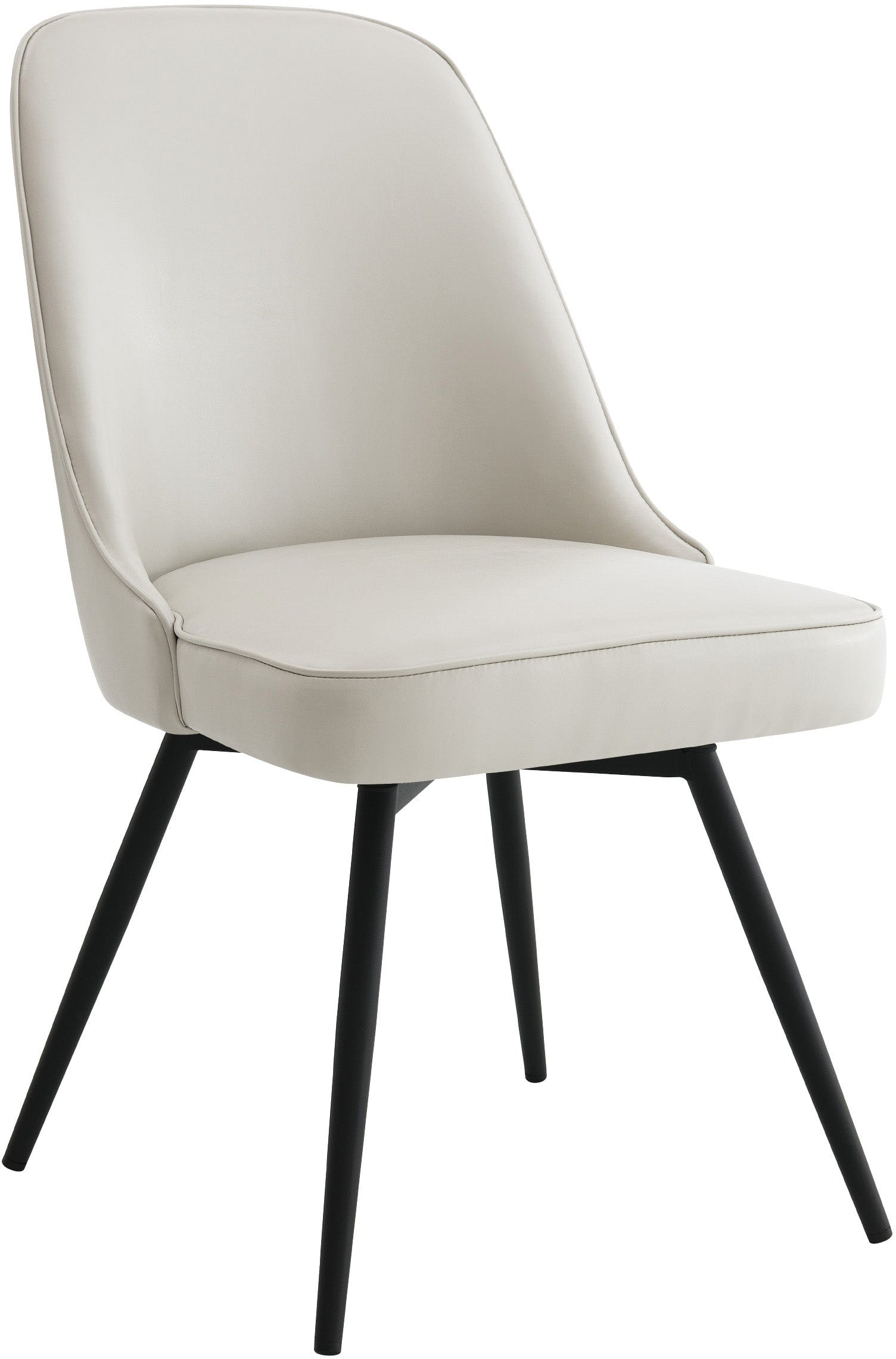Cream Faux Leather
