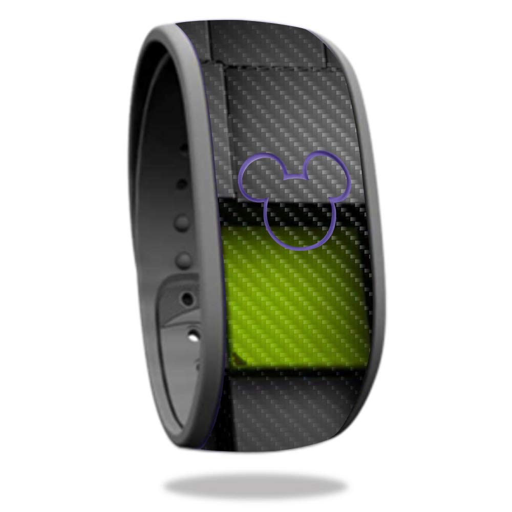 Disney MagicBand Carbon Fiber Skin - Durable & Easy to Apply | for Theme Park Adventures