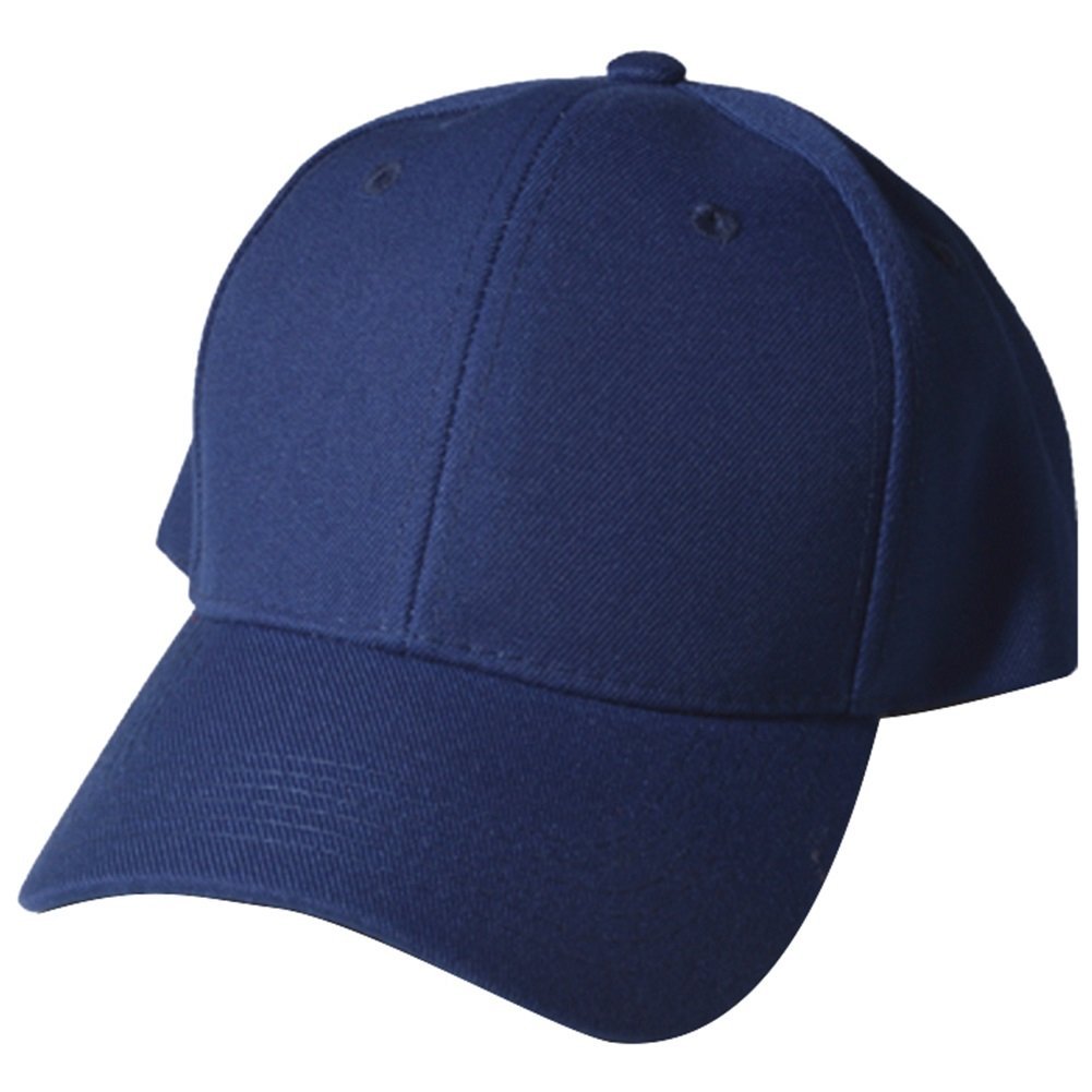 Classic Plain Baseball Cap - Adjustable Velcro Strap for Men & Women - Perfect for Outdoor Sports, Casual Wear & Sun Protection