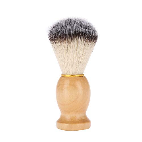 Premium Soft Bristle Beard Brush for Men - Mustache & Facial Hair Grooming Kit with Wooden Handle - Ideal for Barber Salon, Travel & Daily Shaving Routine