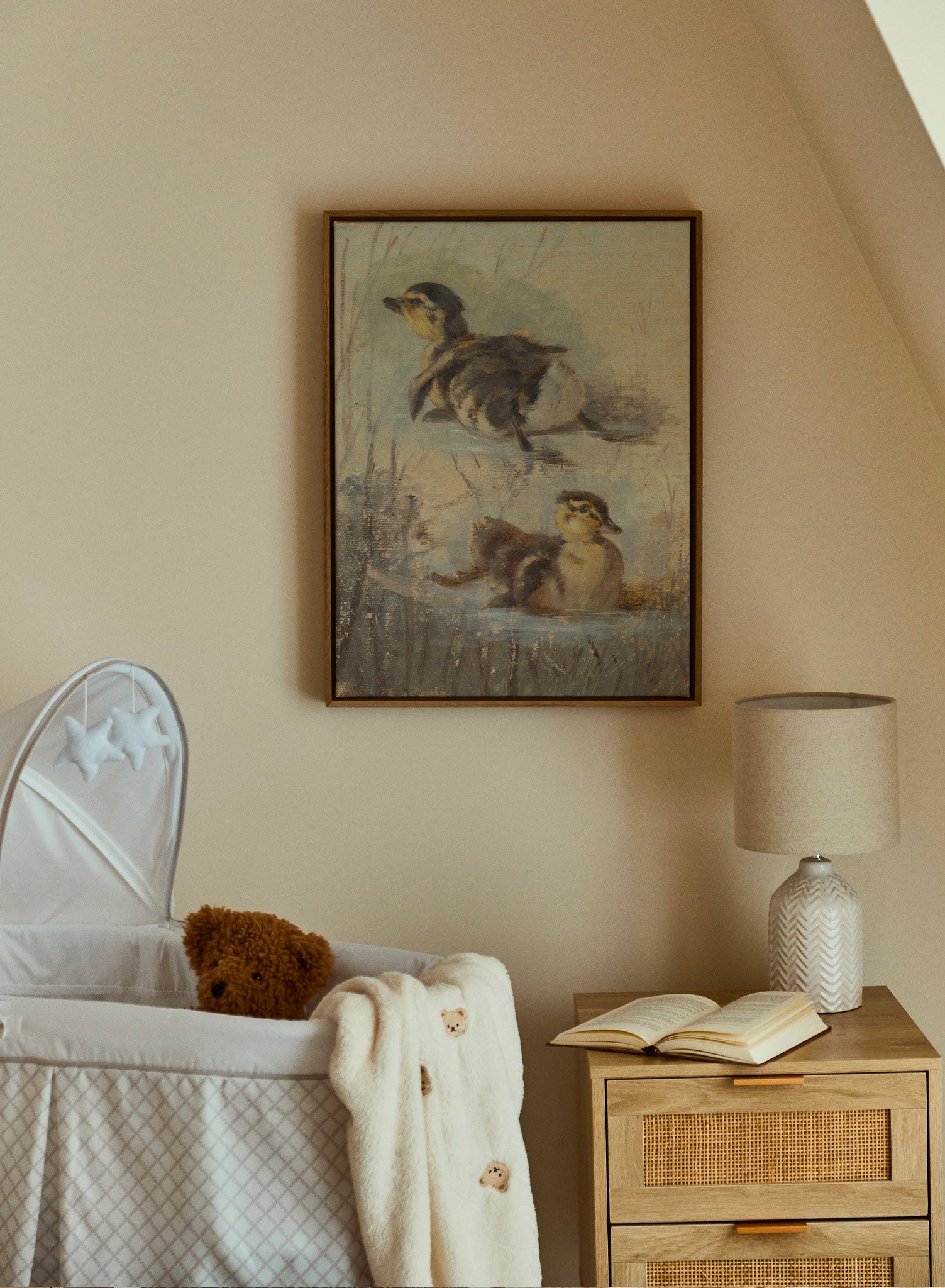 Cute Little Ducklings Poster - Adorable Duckling Wall Art for Nursery, Kids Room & Home Decor - Perfect for Baby Showers & Animal Lovers