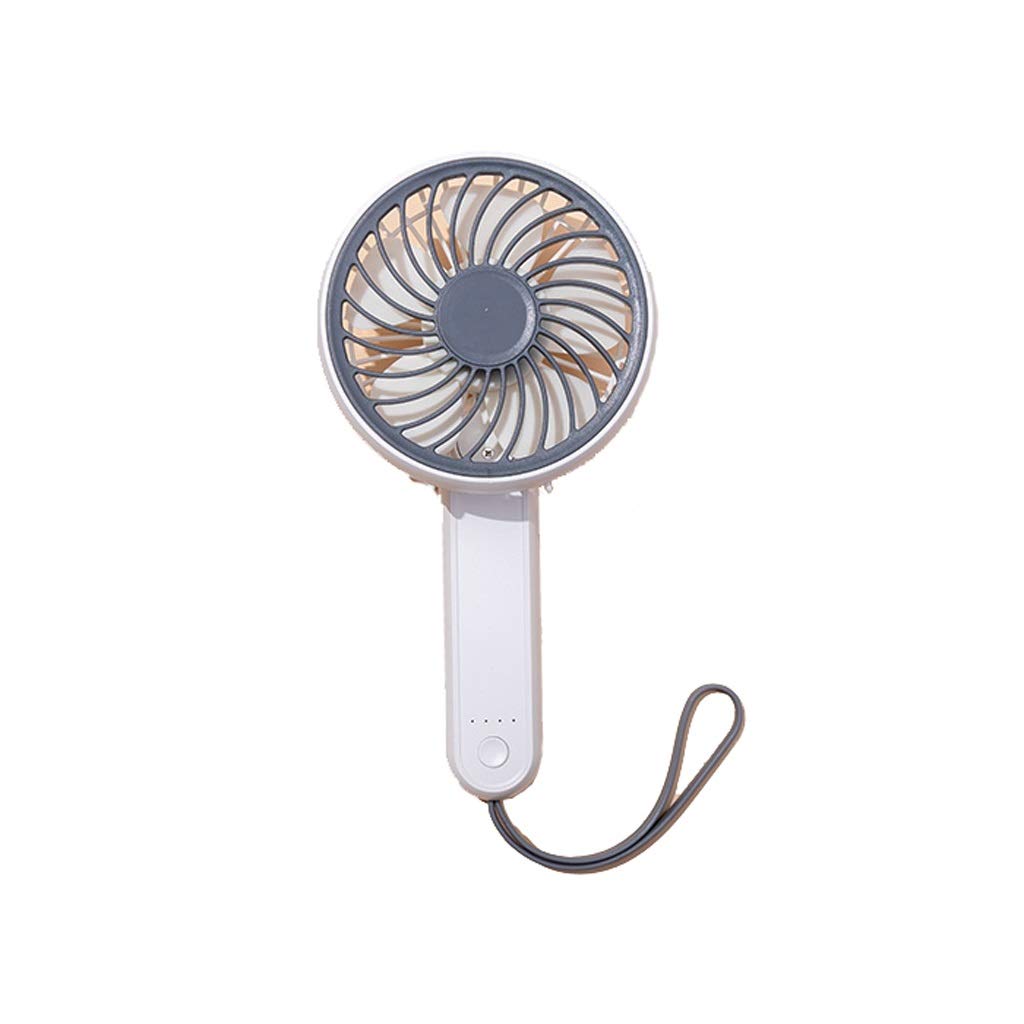 Portable USB Rechargeable Handheld Fan - Mini Personal Desk Fan for Office, Student, Travel | Quiet Cooling Fan with 2 Speeds | Pink & White Color Options | Perfect for Home, Work, and Outdoor Use
