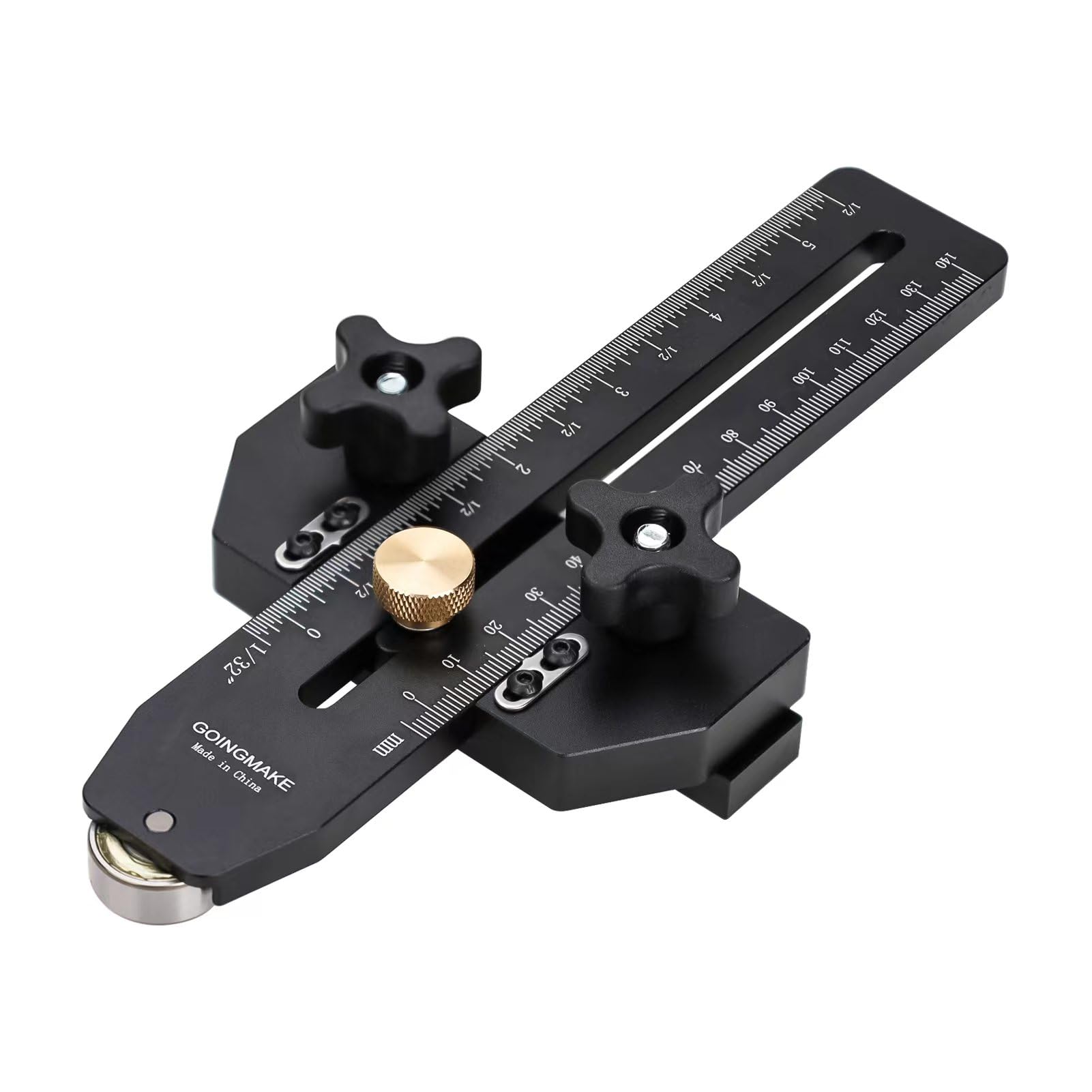 Thin Rip Jig Guide for Table Saw - Woodworking Tool for Narrow Strip Cuts | Fits 3/8