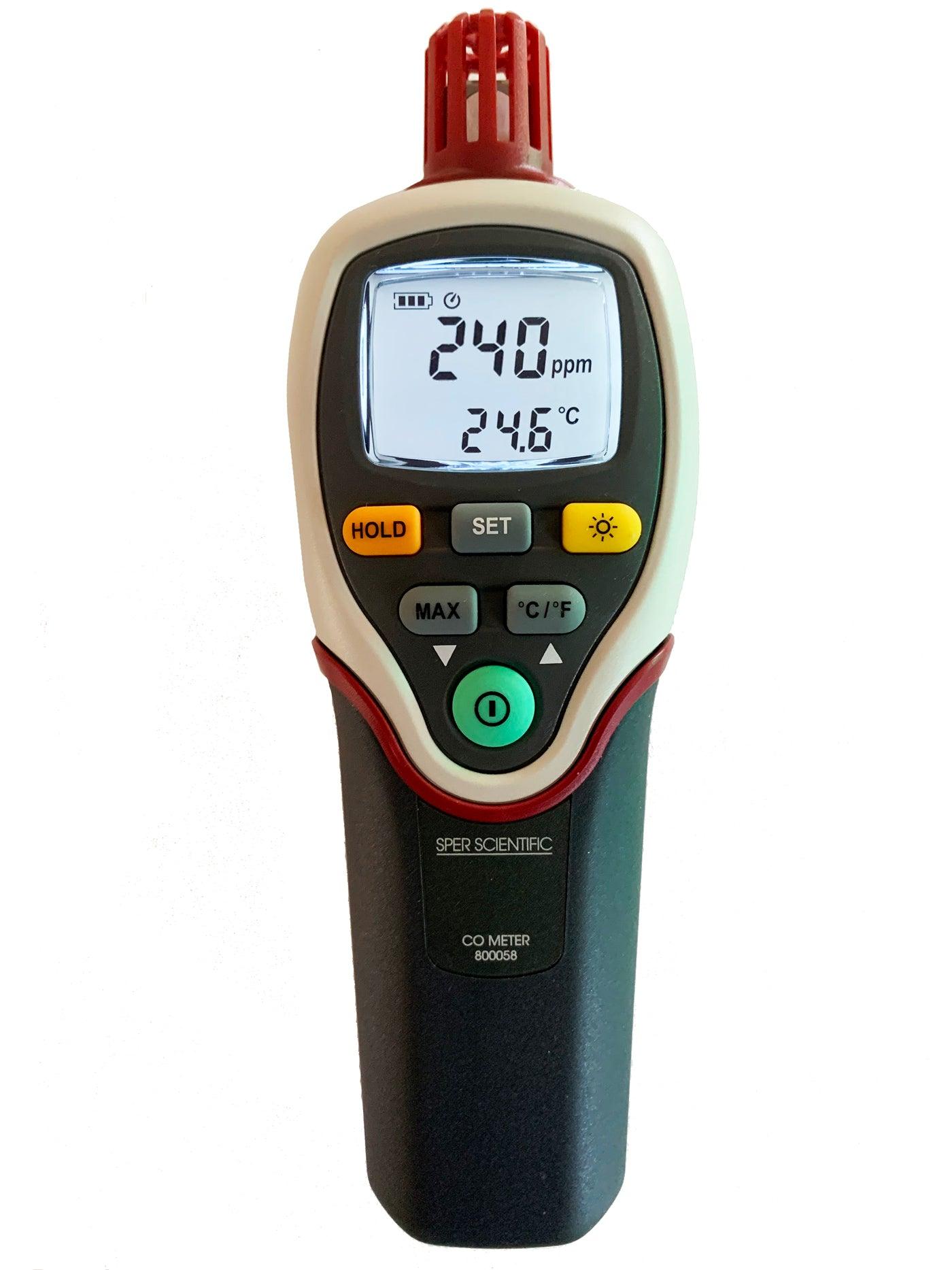 Portable Carbon Monoxide Detector - Digital CO Gas Leak Alarm Tester for Home, Garage, RV & Workplace Safety | Indoor Air Quality Monitor